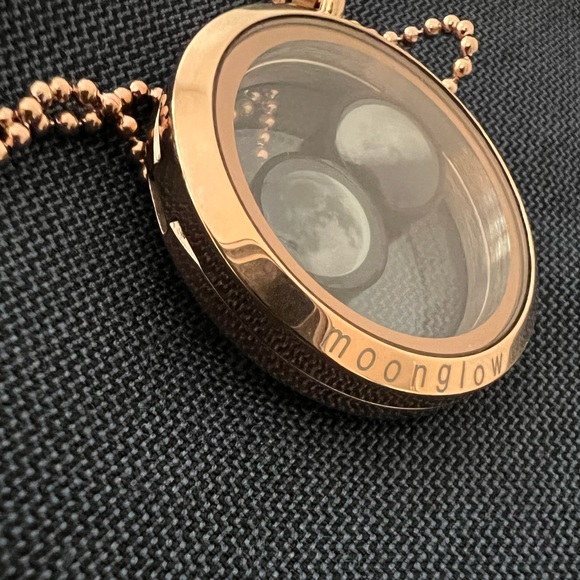 Moon Glow Family Locket in Rose Gold - Picture 8 of 8
